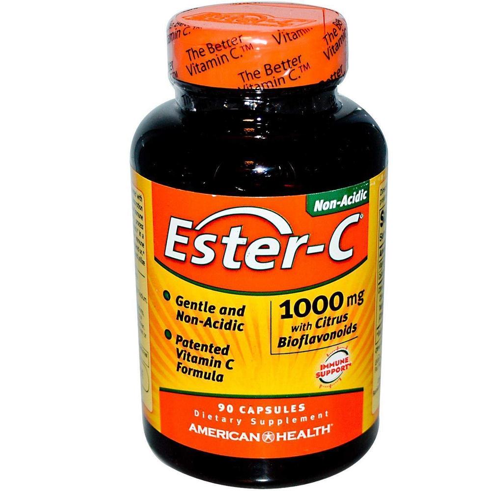 Витамин C American Health Ester-C with citrus bioflavonoids 1000 mg 90 Caps AMH16975