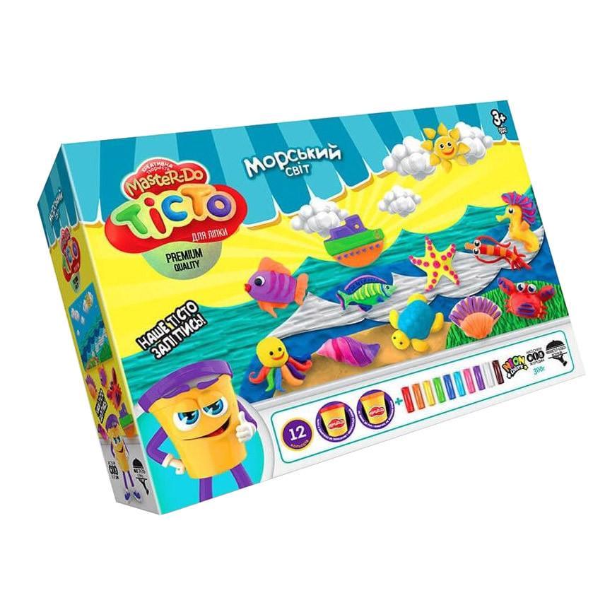 Набір для творчості тісто для ліплення Danko Toys Master Do TMD-07-01-04U Морський світ (RLT23857s31037)