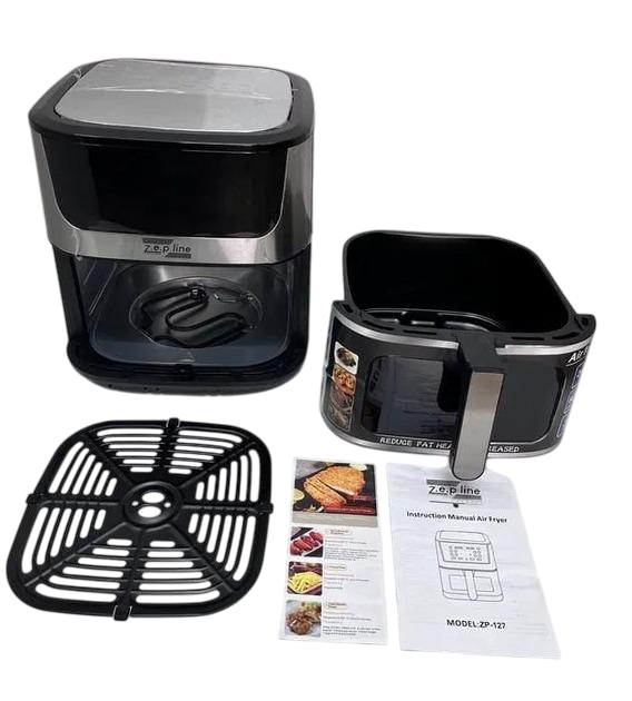Аерогриль Zepline з гратами для гриля 12 л 4200 W