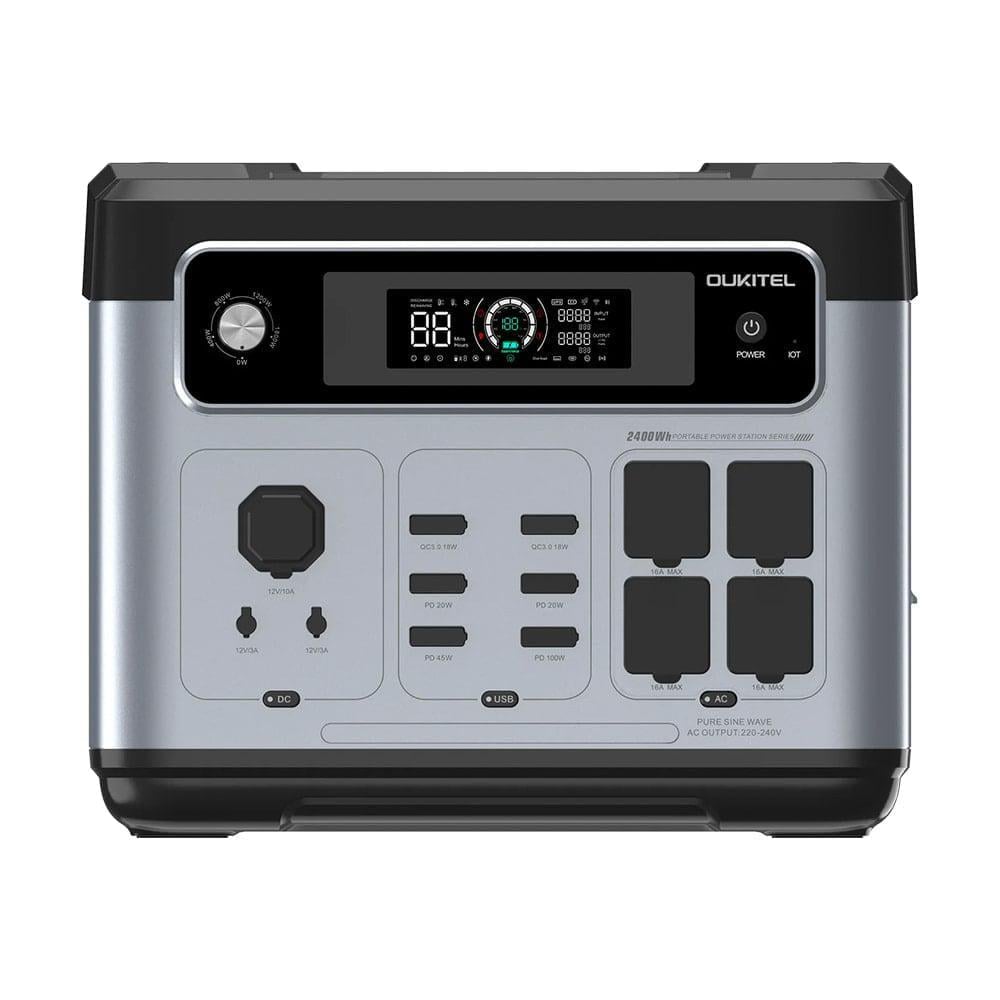 Зарядная станция портативная Oukitel P2400E 2400W 2048Wh (42-00236) - фото 3 Зарядная станция портативная Oukitel P2400E 2400W 2048Wh (42-00236) - фото 3