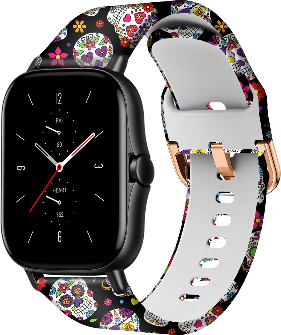 Ремешок Colorful для Amazfit GTS 2 Skull (28540)