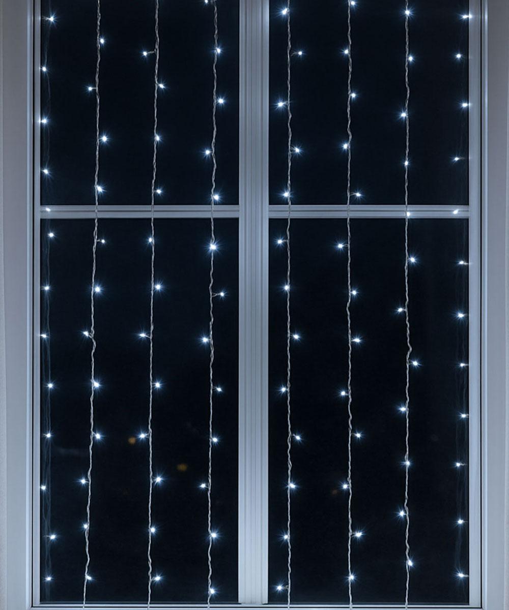 Гірлянда штора ZWM1564LEDW 1,5х1,5 м 64 LED Білий/Білий (29912687) - фото 2 Гірлянда штора ZWM1564LEDW 1,5х1,5 м 64 LED Білий/Білий (29912687) - фото 2
