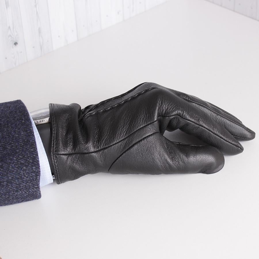 Рукавички чоловічі шкіряні LM076-1 демісезонні S/9"/20 см (2812605049) - фото 4 Рукавички чоловічі шкіряні LM076-1 демісезонні S/9"/20 см (2812605049) - фото 4