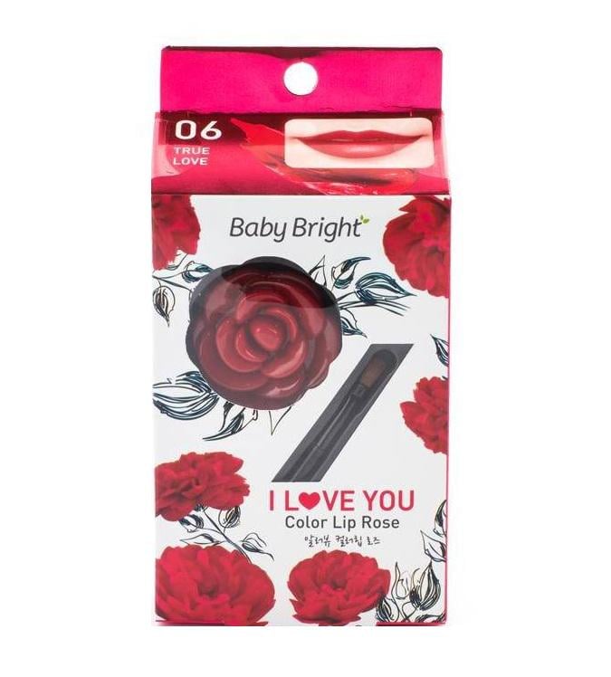 Бальзам для губ Baby Bright №6 с экстрактом болгарской розы 1 мл (8858842061084)
