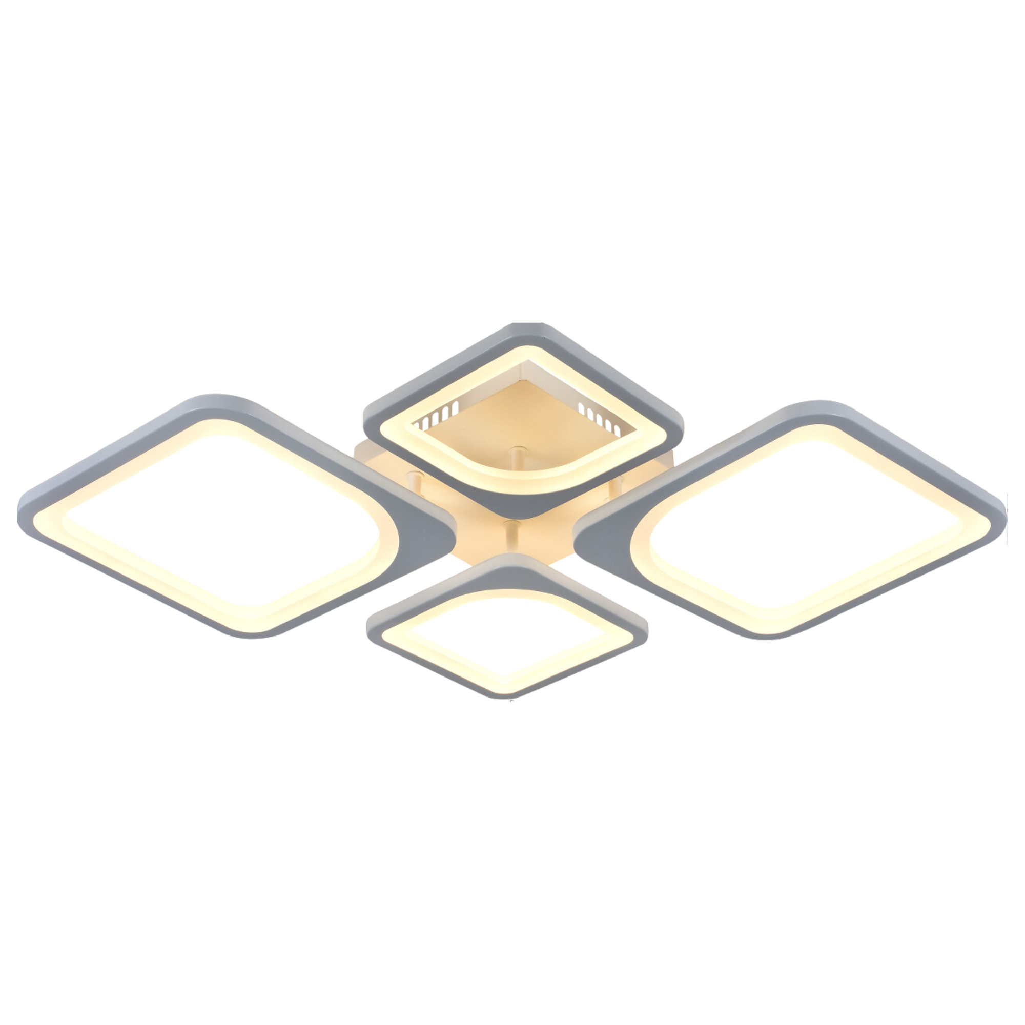 Люстра светодиодная акриловая Sirius MX10005/2+2 WH 112W