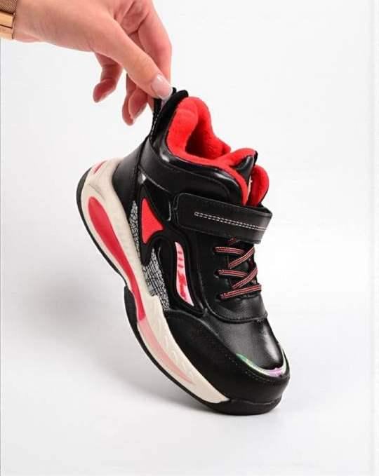 Черевики дитячі MLV B705-1 на флісі р. 31 Чорний (29326205) - фото 3