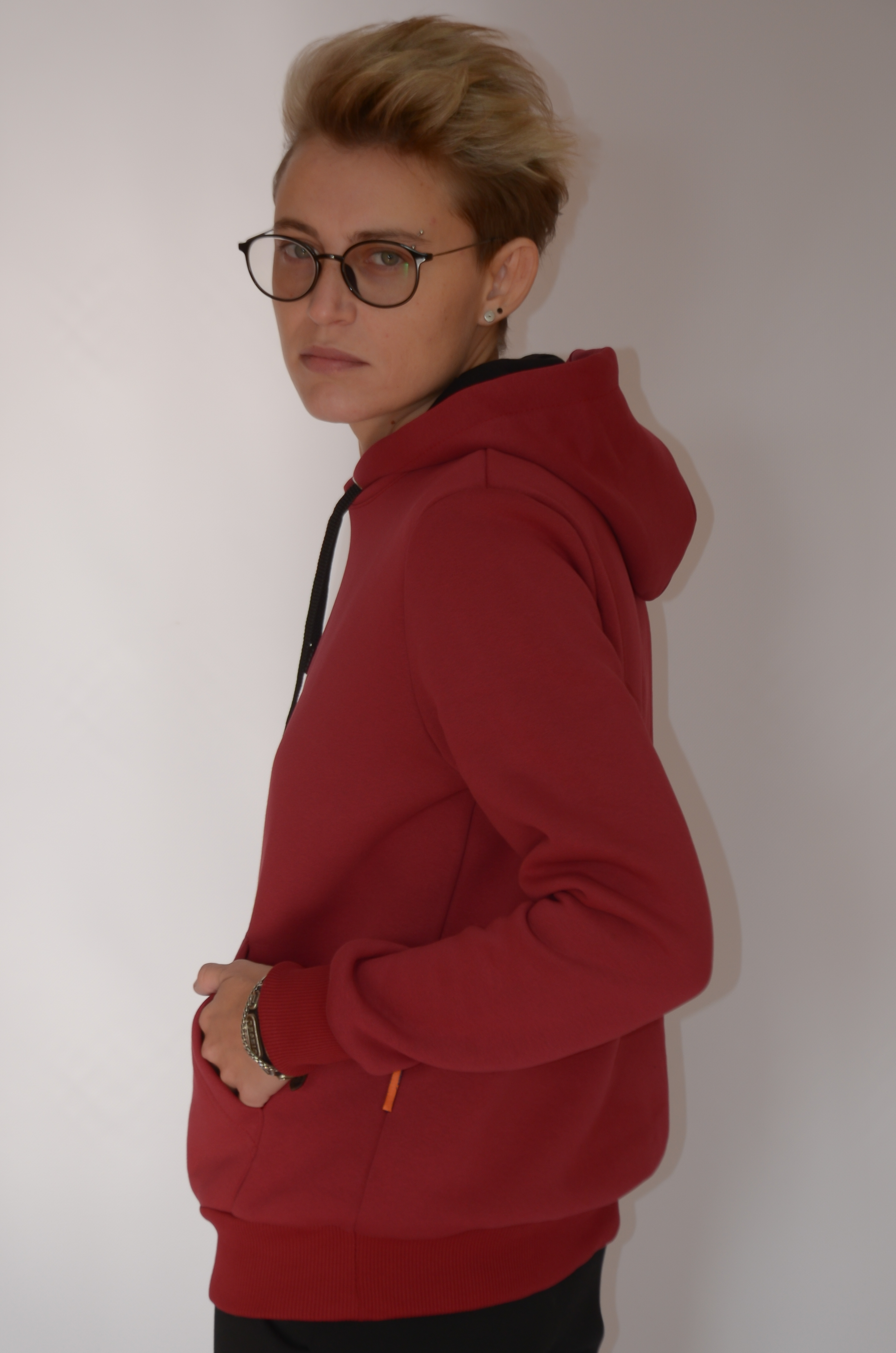 Худі кенгуру жіноче тепле на флісі Ballet Grace S Бордо 0680 - фото 2 Худі кенгуру жіноче тепле на флісі Ballet Grace S Бордо 0680 - фото 2