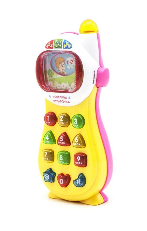 Интерактивная игрушка Сообразительная мобилочка Розовый (144396)