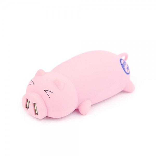 Внешний аккумулятор Xo Emoji Series Pig 10000 mAh Розовый (10255kmt)