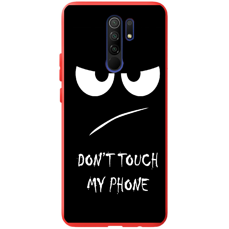 Чехол BoxFace Xiaomi Redmi 9 Don't Touch my Phone Красный силикон (40233-up535-41139)