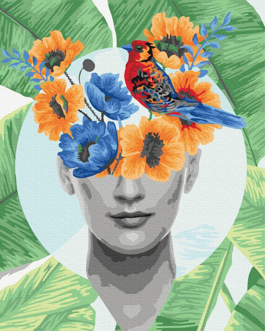 Картина по номерам Brushme Цветущие мысли 40x50 см (BS52529)