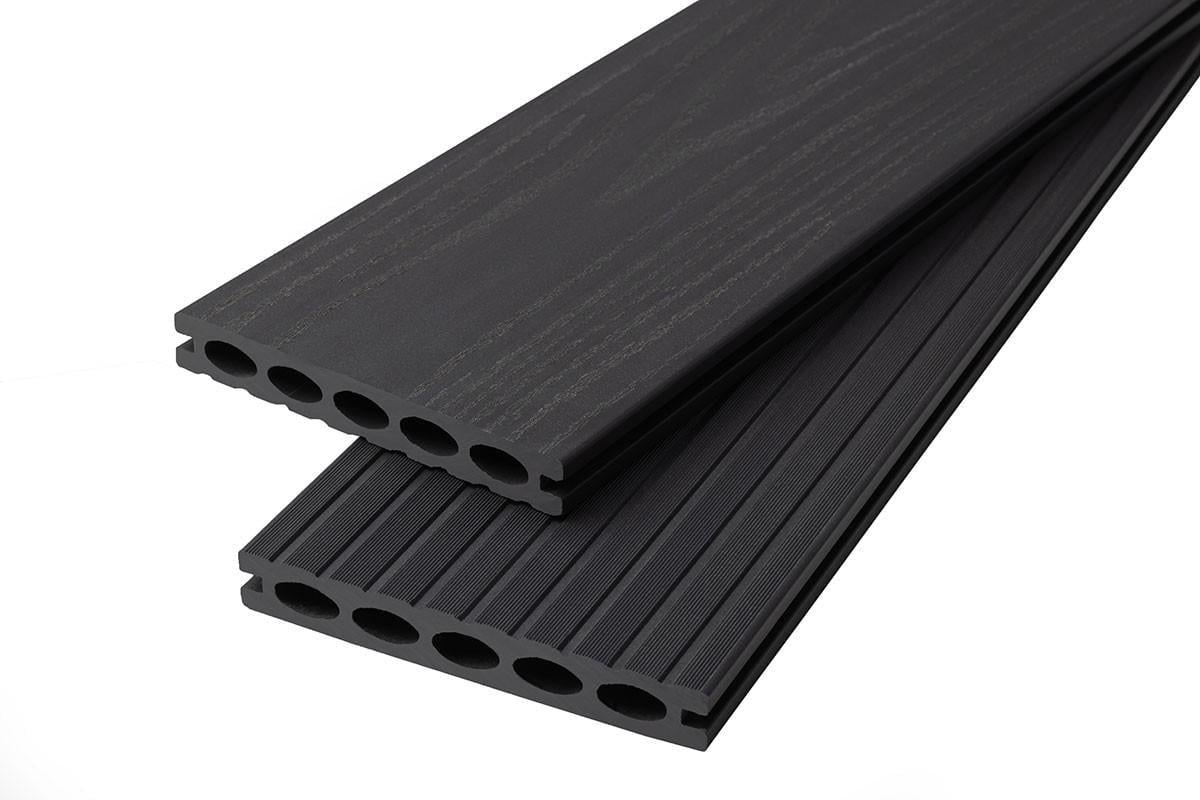 Террасная доска POLYROOT Series M 2D структура 150x21x2400 мм Graphite (12490990)