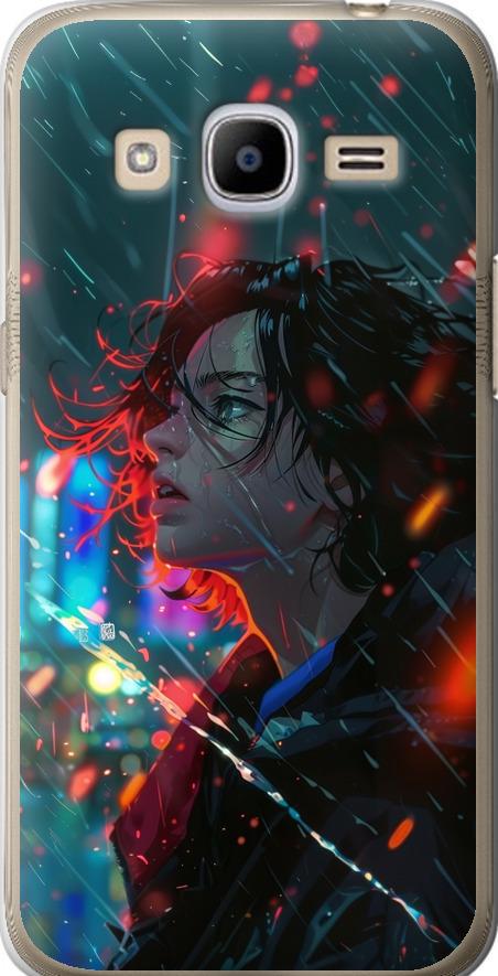 Чехол на Samsung Galaxy J2 (2016) J210 Ночные огни (6096u-270-42517)