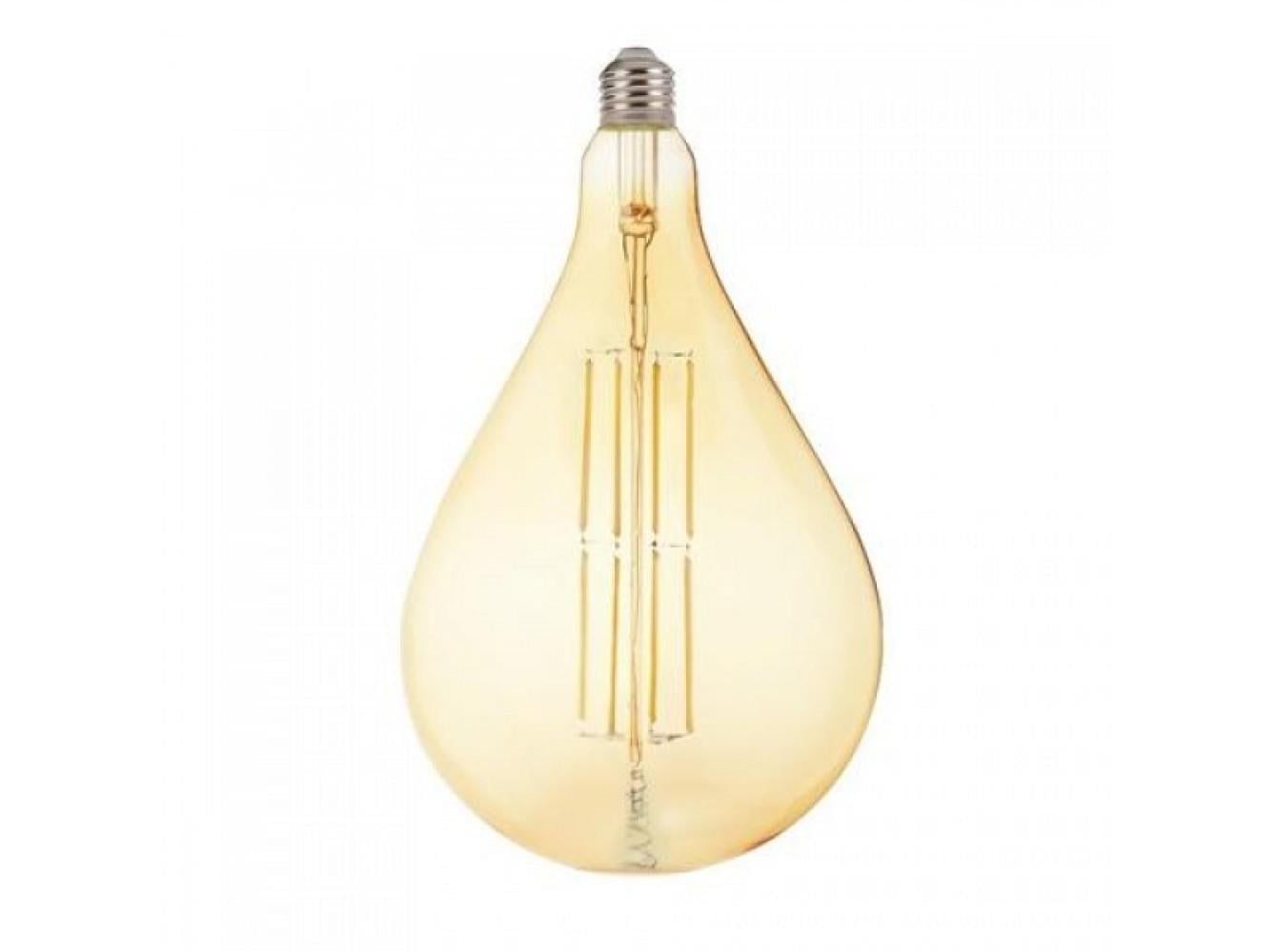 LED-лампа філаментна HOROZ ELECTRIC TOLEDO 8W 2200K E27 620 Lm 220-240V 280 мм Бурштиновий (001-049-0008-010)