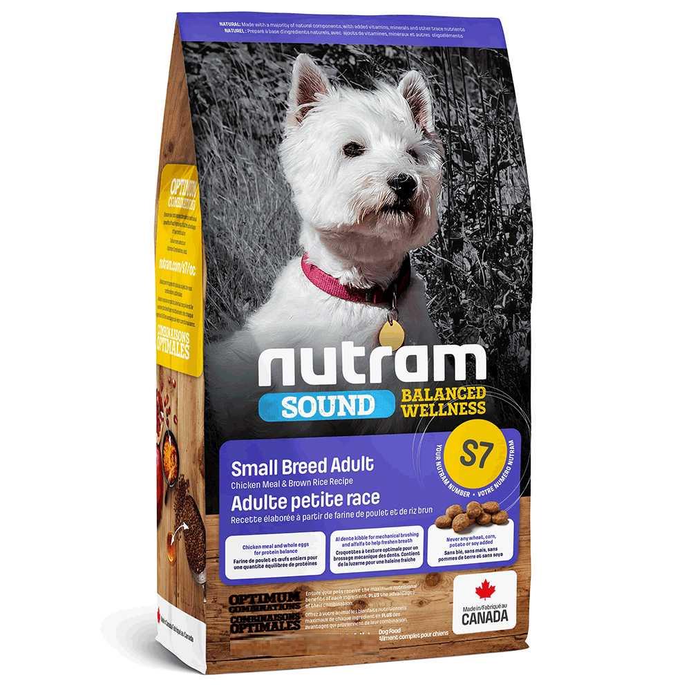 Сухой корм для собак Nutram S7 Sound Balanced Wellness Small Breed Dog с курицей/коричневым рисом 5,4 кг (109049)
