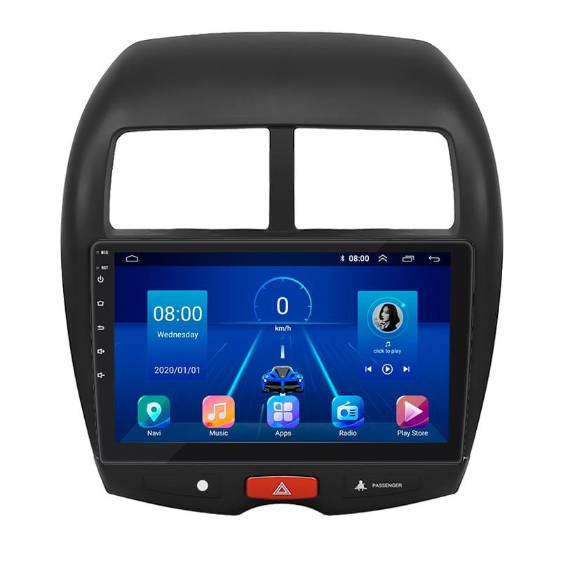 Штатная магнитола 10" Lesko для Mitsubishi RVR III Рестайлинг 2012-2017 Top 4/32 4G WiFI GPS Митцубиси