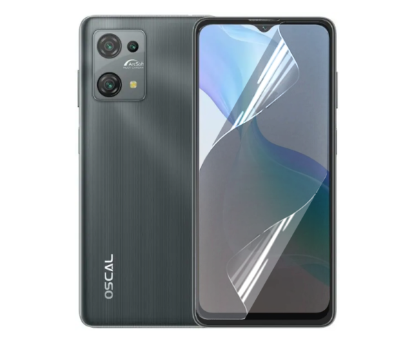 Противоударная гидрогелевая пленка Hydrogel Film для Blackview Oscal C30, Transparent