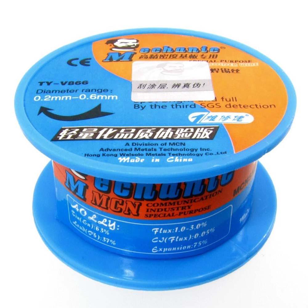 Припой Mechanic TY-V866/Sn 63%/Pb 37%/40 г/0,2 мм