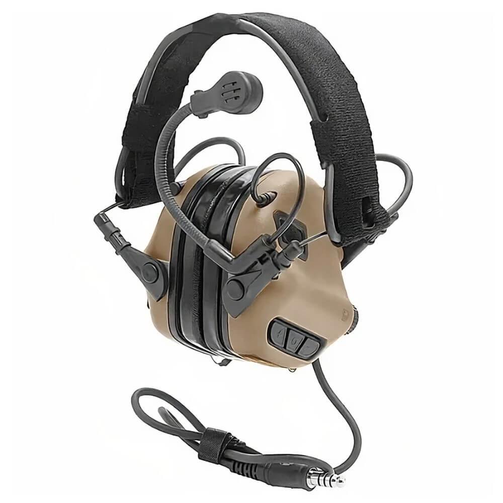 Наушники активные Earmor M32 MOD3 с гарнитурой Coyote Brown (10970888) - фото 4