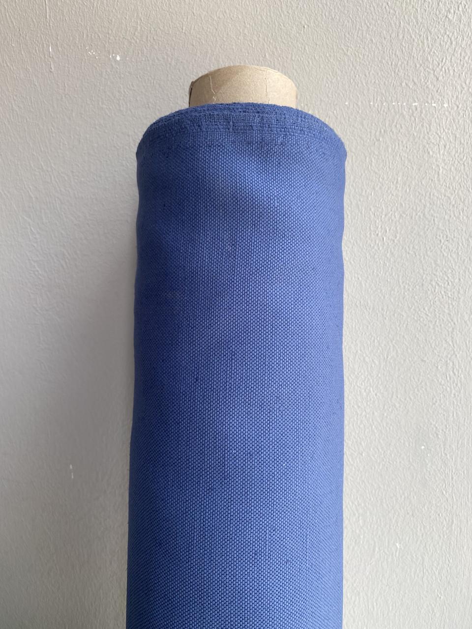 Тканина меблева LINEN PLUS 45% льон 55% бавовна 155 см Синій (13497-1/573) - фото 4