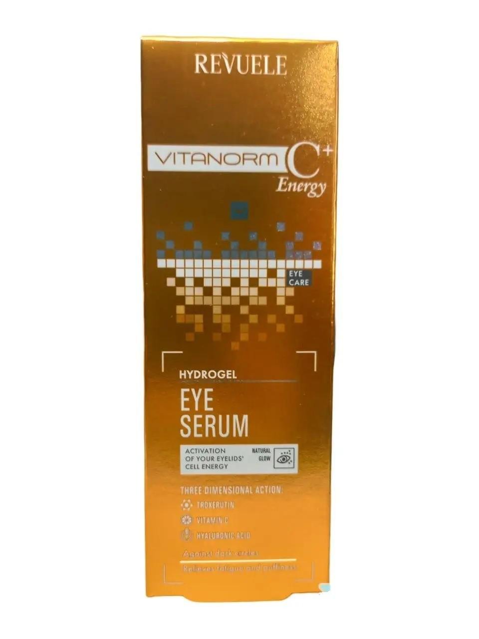 Сыворотка Revuele Vitanorm C+ Energy для кожи вокруг глаз гидрогелевая 25 мл (112709)