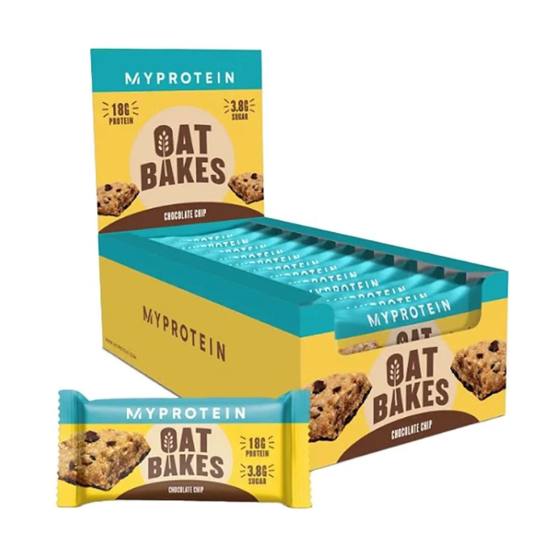 Протеиновые батончики My Protein Oat Bakes Chocolate Chip 12x75 г Протеиновые батончики My Protein Oat Bakes Chocolate Chip 12x75 г