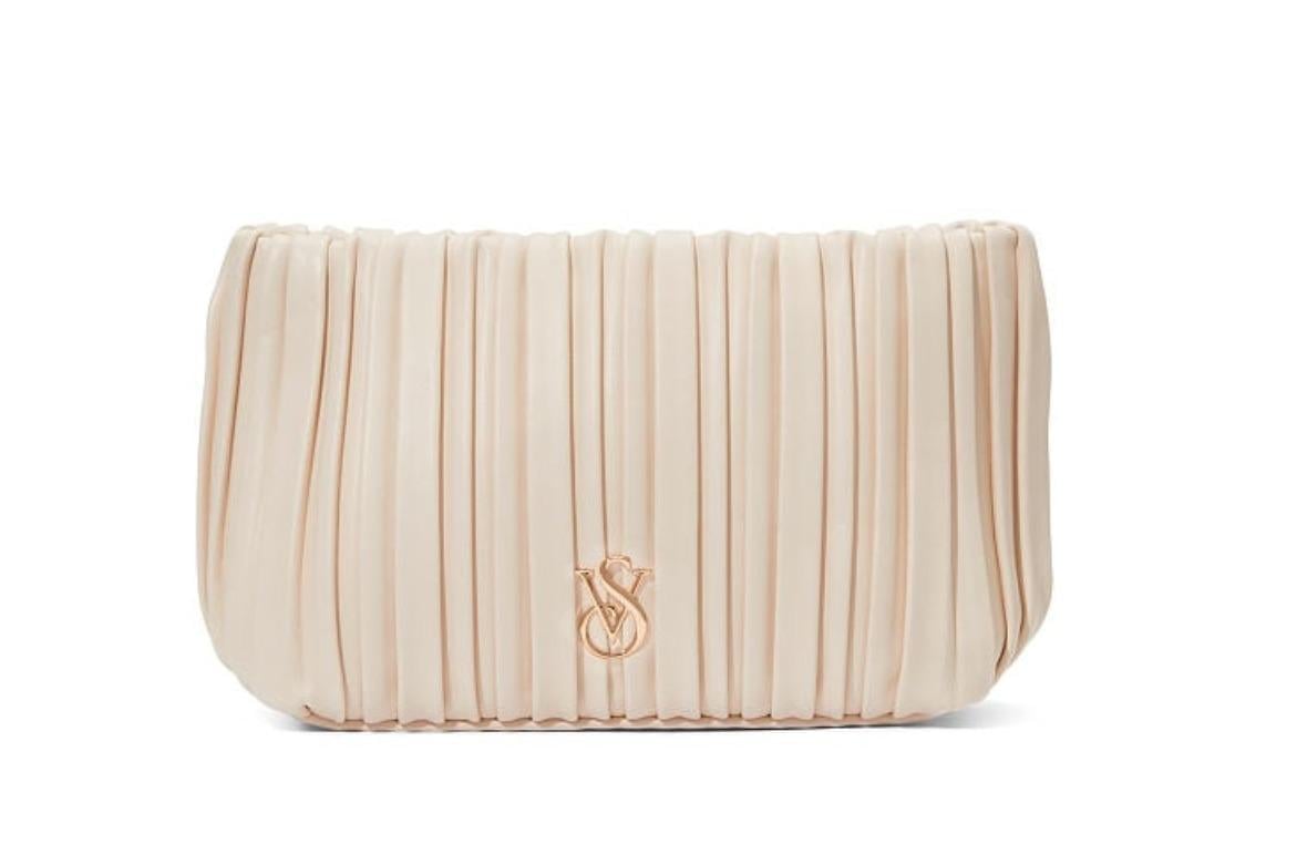 Косметичка кожаная VICTORIA'S SECRET Pleated Pouch (11532773)