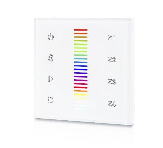 Панель Touch SR-2830RGB-AC W 4 зоны Белый (17740)