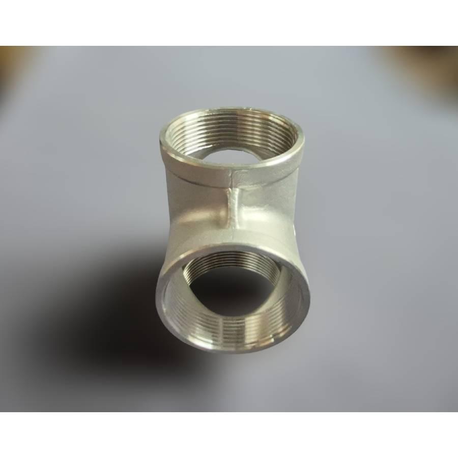 Крестовина муфтовая Ду50 нержавеющая сталь AISI304 ВР BSPP Class 150 90° 2" (29203307) - фото 12 Крестовина муфтовая Ду50 нержавеющая сталь AISI304 ВР BSPP Class 150 90° 2" (29203307) - фото 12