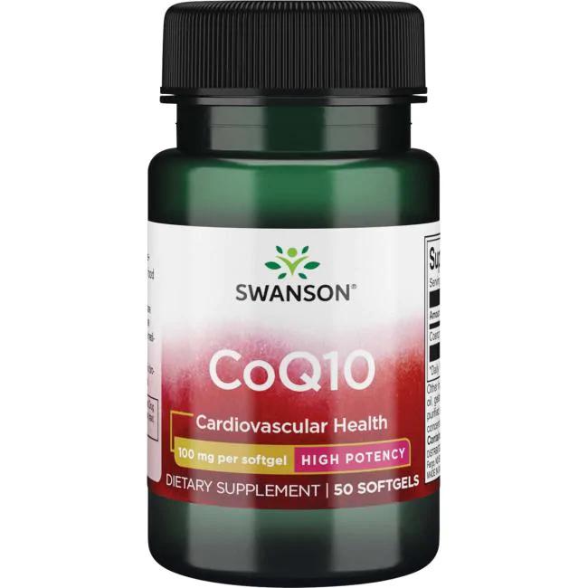 Натуральная добавка Swanson CoQ10 100 мг High Potency 50 капс. (7243)