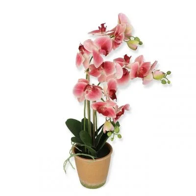 Фаленопсис искусственный Flora в горшке 62 см Розовый (73321)
