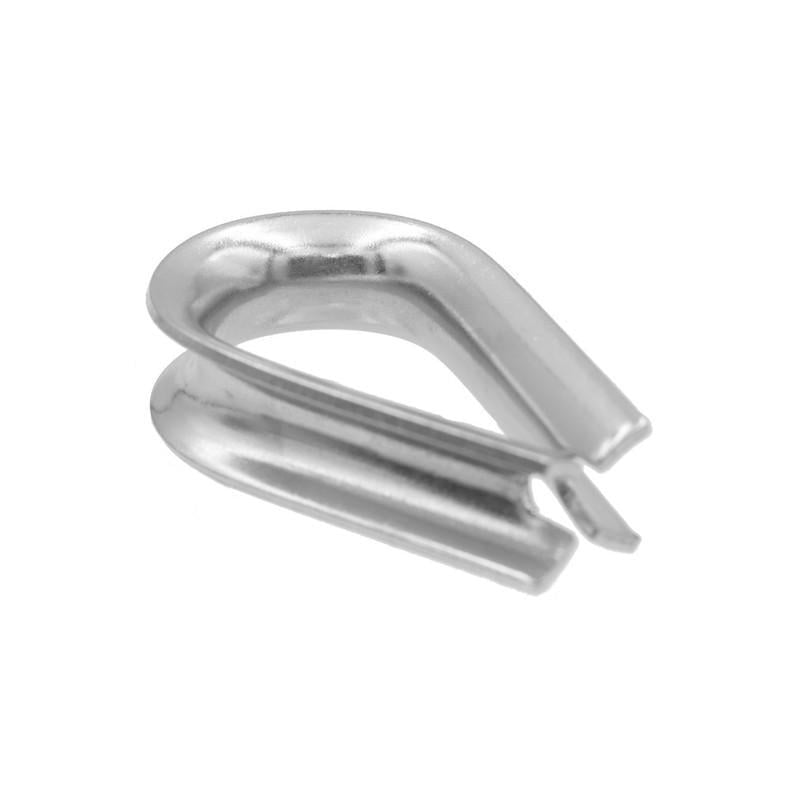 Коуш для троса Metalvis DIN 6899 ø 12 мм цинк 25 шт. Белый (3KO200000003KO1200) - фото 2