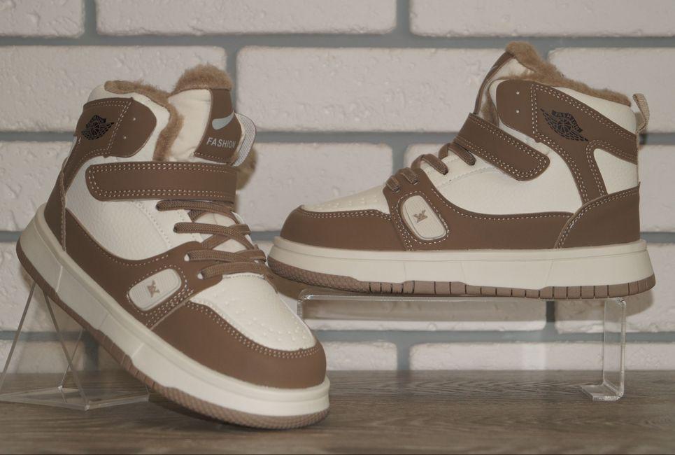 Черевики зимові дитячі підліткові Paliament р. 32 20 см Бежевий/Коричневий (31559-32) - фото 3 Черевики зимові дитячі підліткові Paliament р. 32 20 см Бежевий/Коричневий (31559-32) - фото 3