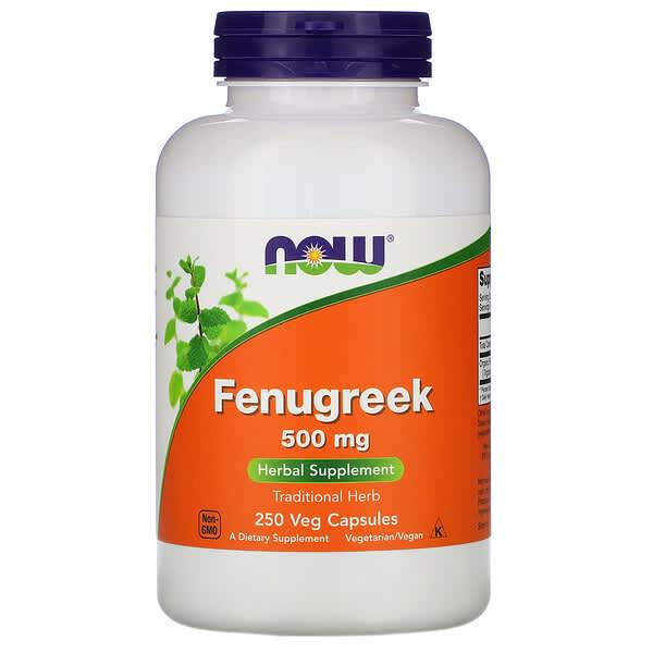 Пажитник Now Foods Fenugreek 500 мг 250 кап. (1364)