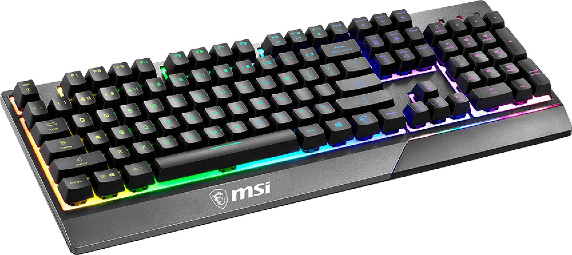 Комплект ігровий MSI Vigor GK30 COMBO провідна клавіатура та мишка з RGB-підсвічуванням USB 5000 DPI Чорний (618900) - фото 7