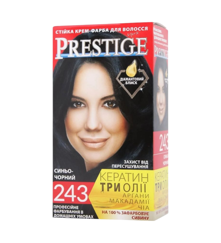 Краска для волос Prestige 243 Сине-черный