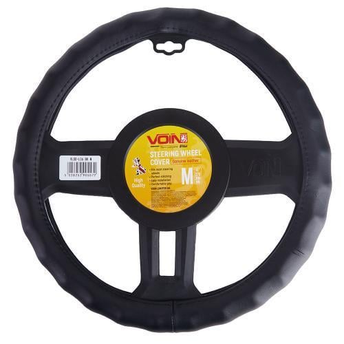 Чехол для руля VLOD-L06 BK M БО один шов кожа Черный (2278457125)