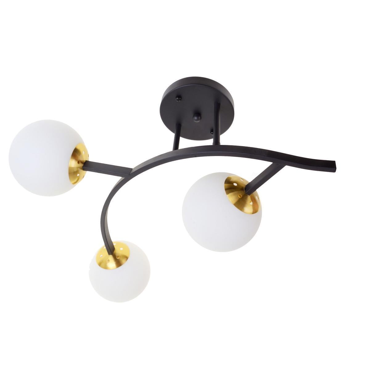 Люстра потолочная Brille в спальню Е27 60W BK/WH BR-01 644C/3 24-817 Люстра потолочная Brille в спальню Е27 60W BK/WH BR-01 644C/3 24-817