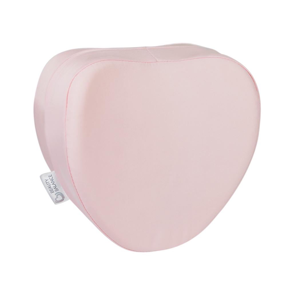 Подушка ортопедична у формі серця Sleep Comfort Beauty Balance тенсел Пудровий