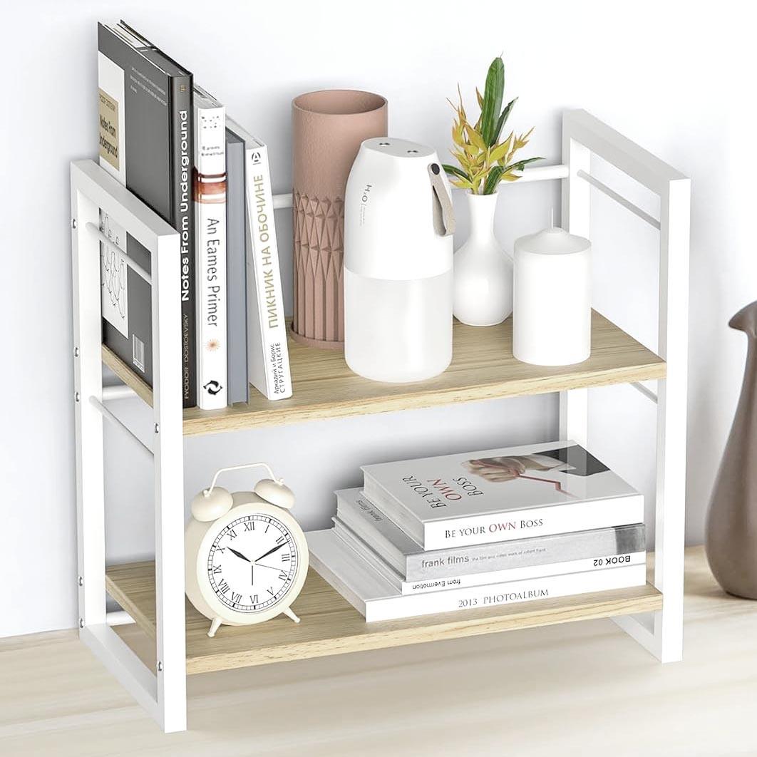 Полка книжная настольная из дерева Деглис Зефир/Бланже (КПА-03302001)