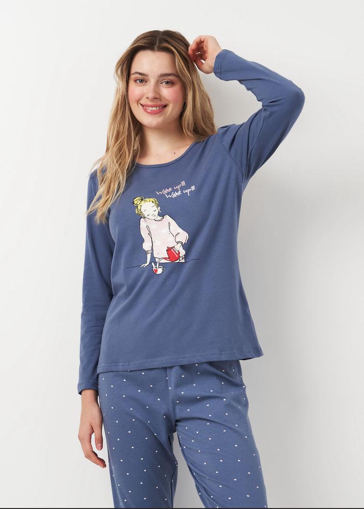 Пижама Sexen женская м Синий (41060*50)