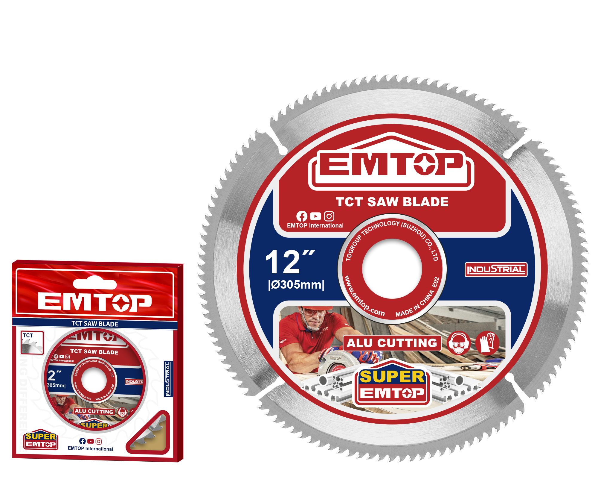 Пильний диск EMTOP ETCT23051201 TCT по алюмінію