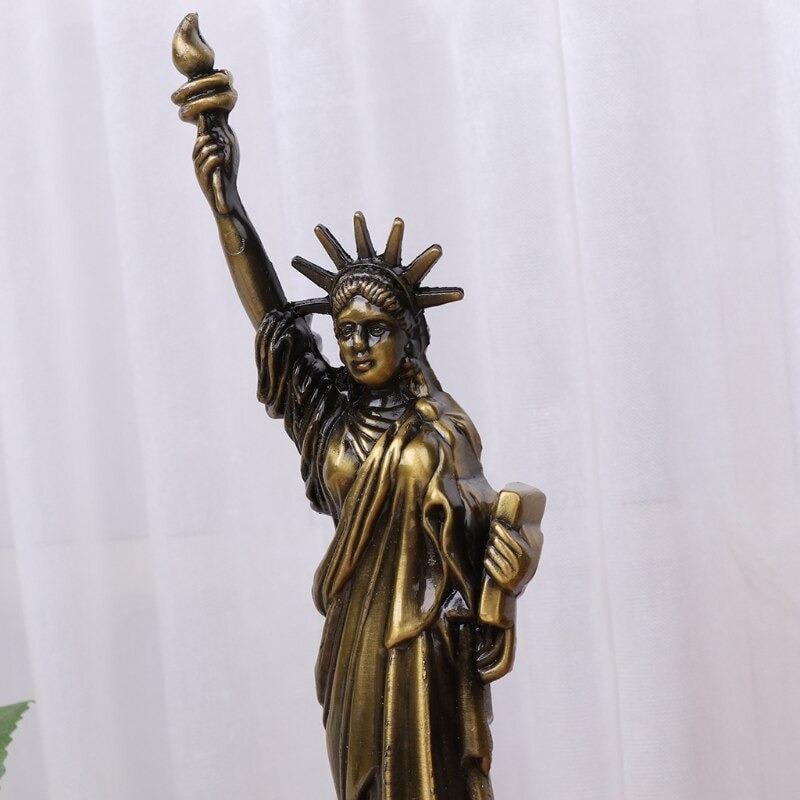 Статуэтка RESTEQ Статуя Свободы 30x5 см Бронзовый (VA-Statue of Liberty) - фото 3