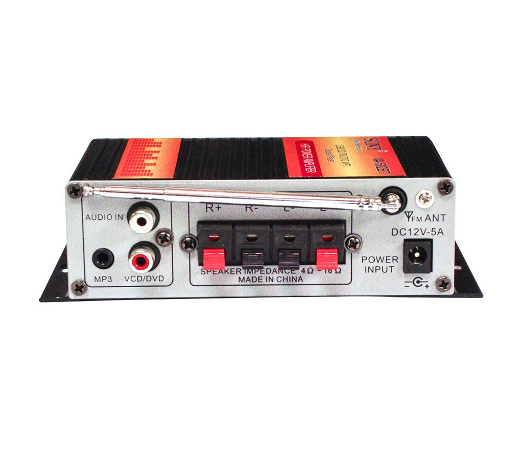 Підсилювач звуку UKC VA-502BT в авто (30502) - фото 3 Підсилювач звуку UKC VA-502BT в авто (30502) - фото 3