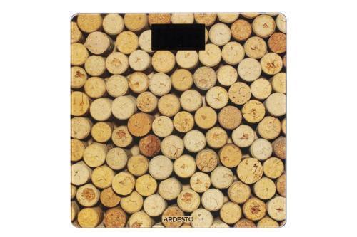 Весы напольные Ardesto SCB-965CORK, электронные, максимальный вес 150 кг, стекло, сенсорное управление, автоотключение, функция
