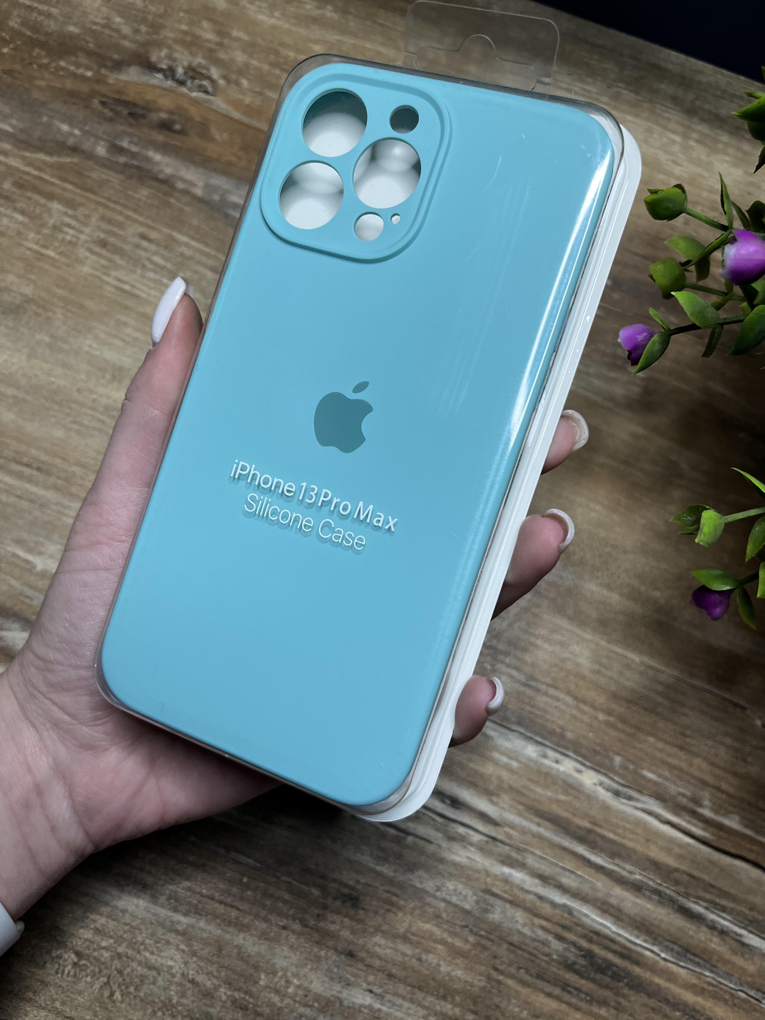 Чехол накладка на iPhone (Айфон) 13 Pro Max закрытый низ и закрытая камера silicone case full camera Apple Чехол накладка на iPhone (Айфон) 13 Pro Max закрытый низ и закрытая камера silicone case full camera Apple