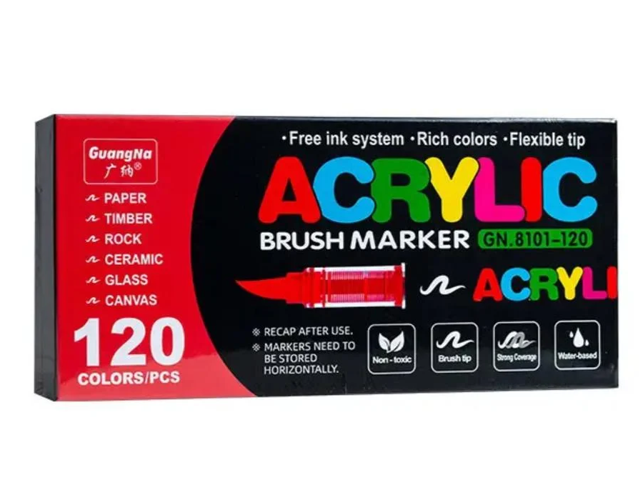 Маркеры акриловые GuangNa GN.8101 120 шт. (2710096660)