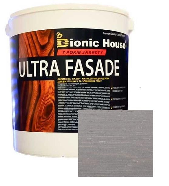 Ультрастойкая краска для дерева Ultra Facade 10 л Пепел (20178716)