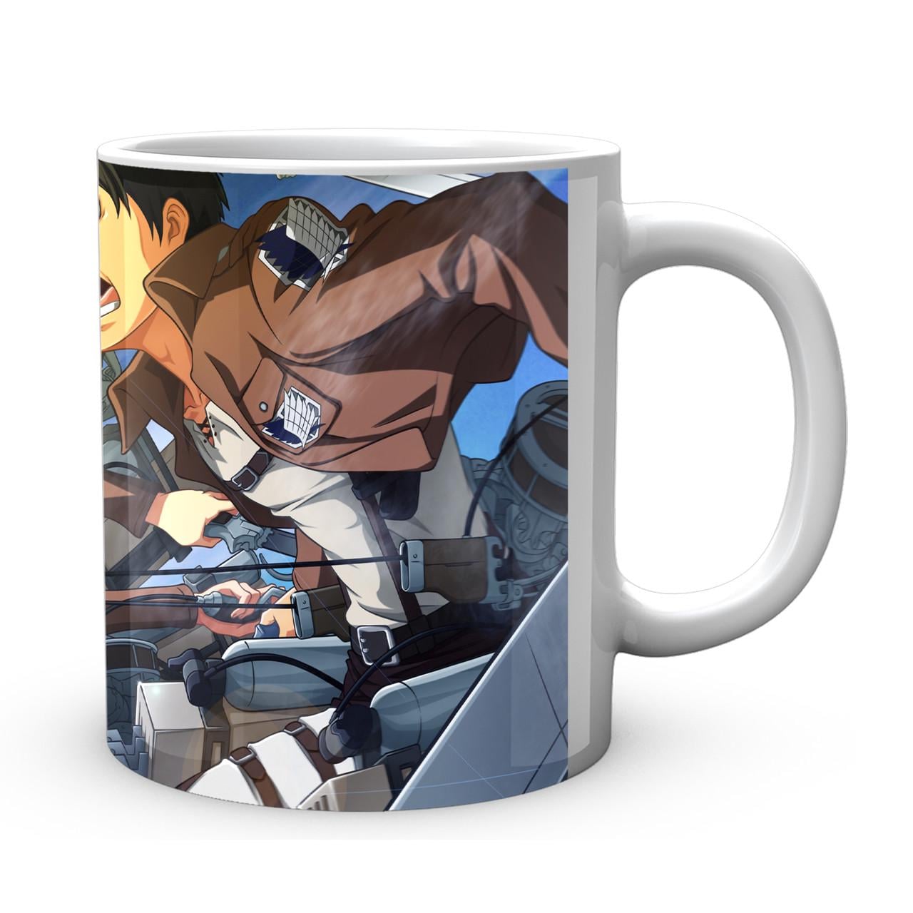 Чашка Geekland Attack on Titan Эрен Армин Леви 330 мл (AOT 002.22)