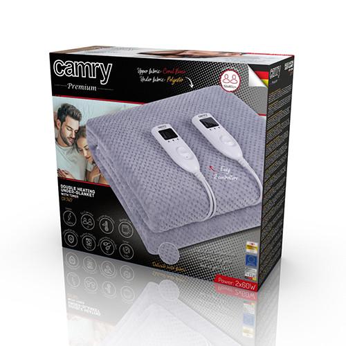 Ковдра електрична Camry CR 7417 з таймером 150х160 см Ковдра електрична Camry CR 7417 з таймером 150х160 см